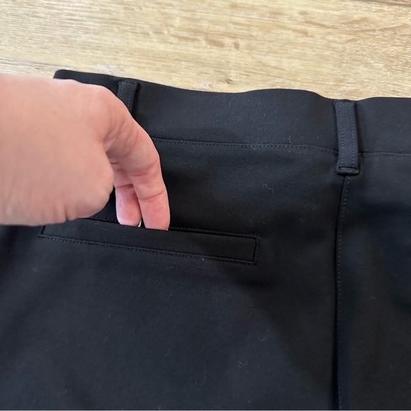 Quince Women’s Ultra-Stretch Ponte Straight Leg Pants in Black Sz M/32 Tall NWT - Picture 10 of 11